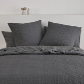 Aldrin Home Delphine Seersucker European Pillowcases