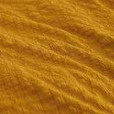 Aldrin Home Mustard Delphine Seersucker Quilt Cover Set