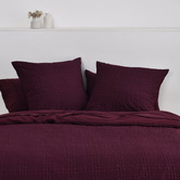 Aldrin Home Delphine Seersucker European Pillowcases
