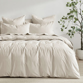Aldrin Home Oat Ropert 300TC Cotton Percale Quilt Cover Set