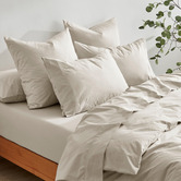 Aldrin Home Oat Ropert 300TC Cotton Percale Quilt Cover Set