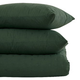 Aldrin Home Zeleny Quilted Brushed Microfibre Quilt Cover Set