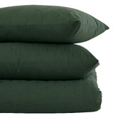 Aldrin Home Zeleny Quilted Brushed Microfibre Quilt Cover Set