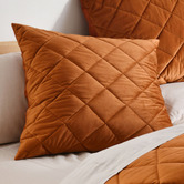 Aldrin Home Horace French Velvet&nbsp;Quilted&nbsp;European Pillowcase