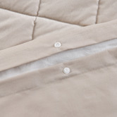 Aldrin Home Stone Quilted Horace French Velvet Quilt Cover Set