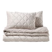 Aldrin Home Stone Quilted Horace French Velvet Quilt Cover Set