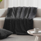 Aldrin Home Elior Textured Faux Fur Throw