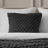Aldrin Home Elior Textured Faux Fur Cushion