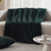 Aldrin Home Elior Textured Faux Fur Throw