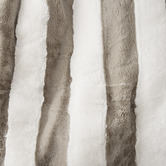 Aldrin Home Aris Carved Stripe Faux Fur Throw