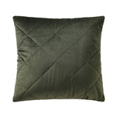Aldrin Home Horace French Velvet &amp; Fleece&nbsp;Quilted&nbsp;Cushion