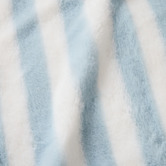 Aldrin Home Seraph Striped Sherpa Fleece Faux Fur Throw