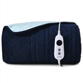 Aldrin Home Sherpa &amp; Fleece Reversible Heated Throw
