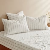 Aldrin Home Zinnia Yarn-Dyed Washed Cotton Sheet Set
