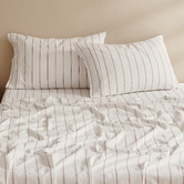 Aldrin Home Zinnia Yarn-Dyed Washed Cotton Sheet Set