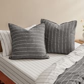 Aldrin Home Zinnia Yarn-Dyed Washed Cotton European Pillowcases