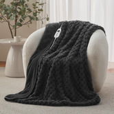Aldrin Home Elior Faux Fur Heated Throw