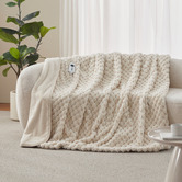 Aldrin Home Elior Faux Fur Heated Throw