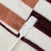 Aldrin Home Gabri Fleece &amp; Sherpa Heated Throw