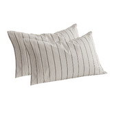 Aldrin Home Zinnia Yarn-Dyed Washed Cotton Standard Pillowcases