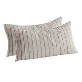 Aldrin Home Zinnia Yarn-Dyed Washed Cotton King Pillowcases