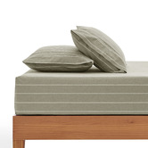 Aldrin Home Zinnia Yarn-Dyed Washed Cotton Fitted Sheet Set