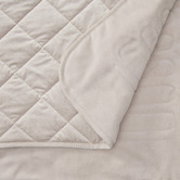 Aldrin Home Horace French Velvet &amp; Fleece Heated Throw