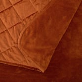 Aldrin Home Horace French Velvet &amp; Fleece Heated Throw