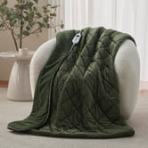 Aldrin Home Horace French Velvet &amp; Fleece Heated Throw