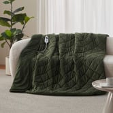 Aldrin Home Horace French Velvet &amp; Fleece Heated Throw