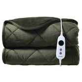 Aldrin Home Horace French Velvet &amp; Fleece Heated Throw