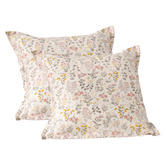 Aldrin Home Cottage Flowers Cotton Twill European Pillowcases