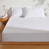 Aldrin Home Lulu Cotton-Blend Recycled Fitted Sheet Set