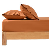 Aldrin Home Lulu Cotton-Blend Recycled Fitted Sheet Set