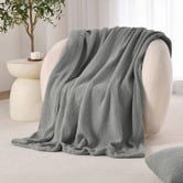 Aldrin Home Skye Teddy Fleece Reversible Throw