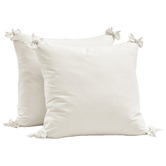 Aldrin Home Carmine Washed Cotton European Pillowcases