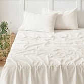 Aldrin Home Carmine Washed Cotton Sheet Set