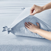 Aldrin Home Carmine Washed Cotton Quilt Cover Set