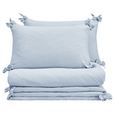 Aldrin Home Carmine Washed Cotton Quilt Cover Set