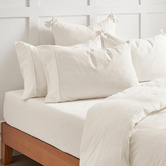 Aldrin Home Carmine Washed Cotton Fitted Sheet Set