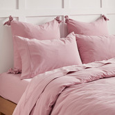 Aldrin Home Carmine Washed Cotton European Pillowcases