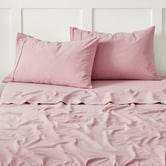 Aldrin Home Carmine Washed Cotton Sheet Set