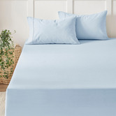 Aldrin Home Carmine Washed Cotton Fitted Sheet Set