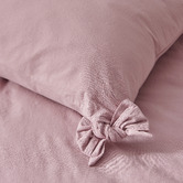 Aldrin Home Carmine Washed Cotton Quilt Cover Set
