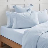 Aldrin Home Carmine Washed Cotton Fitted Sheet Set