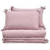 Aldrin Home Carmine Washed Cotton Quilt Cover Set