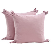 Aldrin Home Carmine Washed Cotton European Pillowcases