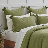 Aldrin Home Carmine Washed Cotton Quilt Cover Set