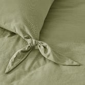 Aldrin Home Carmine Washed Cotton Quilt Cover Set