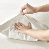 Aldrin Home Carmine Washed Cotton Pillowcases